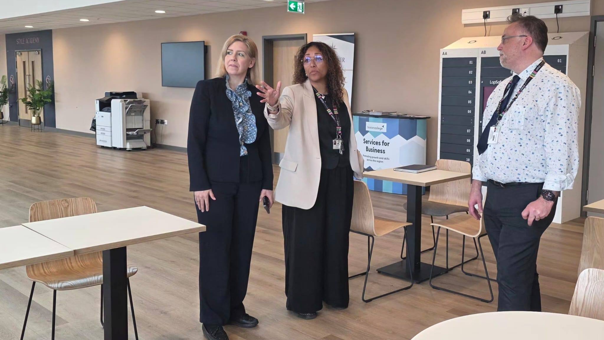 The Mayflower building was delivered through the Boston Town Deal, made possible with £9.9 million in Government funding, plus £725,000 in capital co‑funding and £5.5 million in revenue investment from Boston College over five years