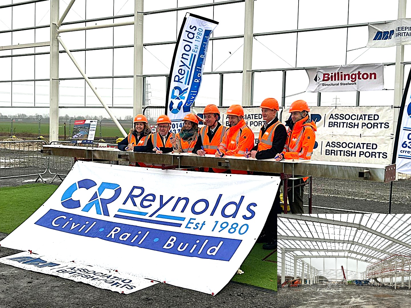 Mayor Dame Andrea has welcomed a major milestone for Greater Lincolnshire’s industry and port economy during a visit to the new HELM site in Immingham, where Associated British Ports (ABP) and British Steel formally signed a new agreement supporting the f