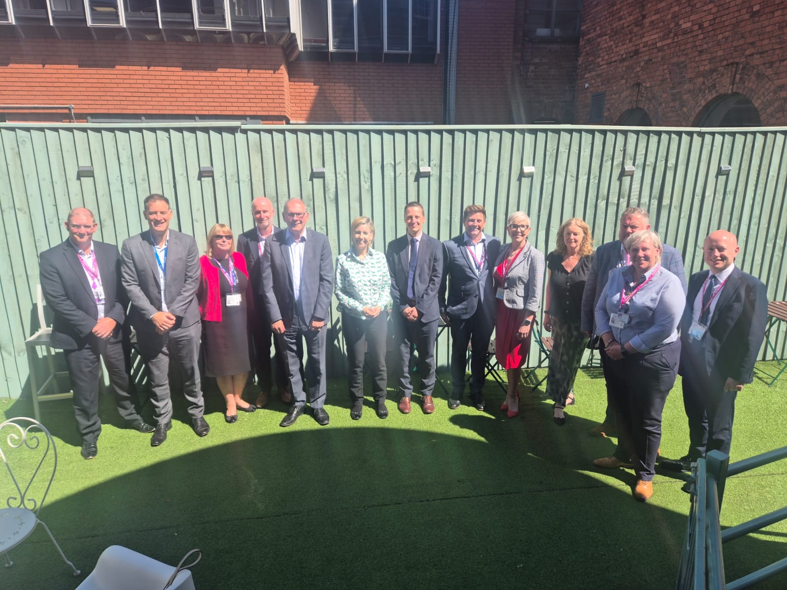 The Mayor with representatives of the Lincolnshire Federation of Colleges 