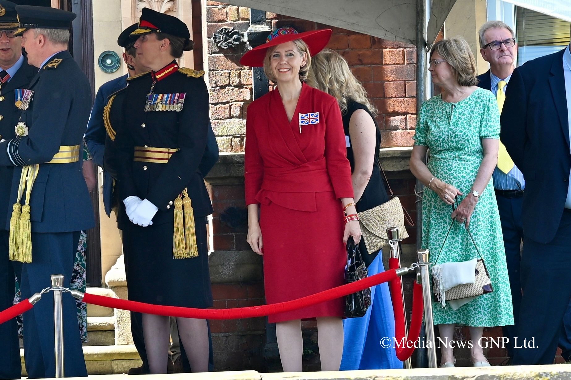 The Mayor attending the national Armed Forces Day event in Cleethorpes