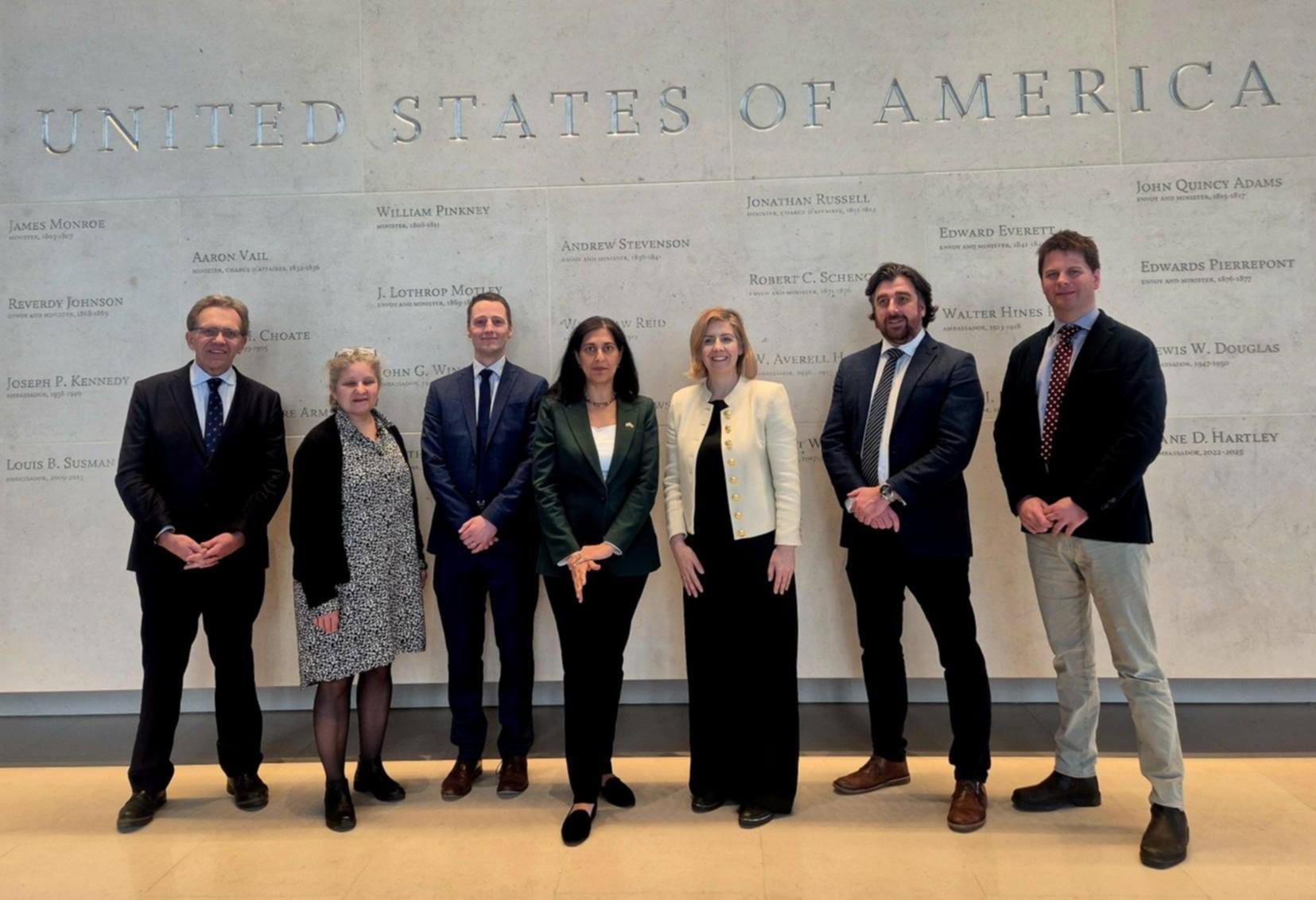 US Embassy visit Mayor Andrea and Lee