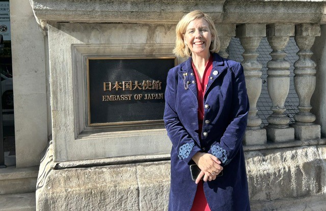 The Mayor at the Japanese Embassy